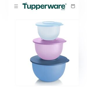 NEW (NIP) Tupperware Impressions Classic Bowls Set